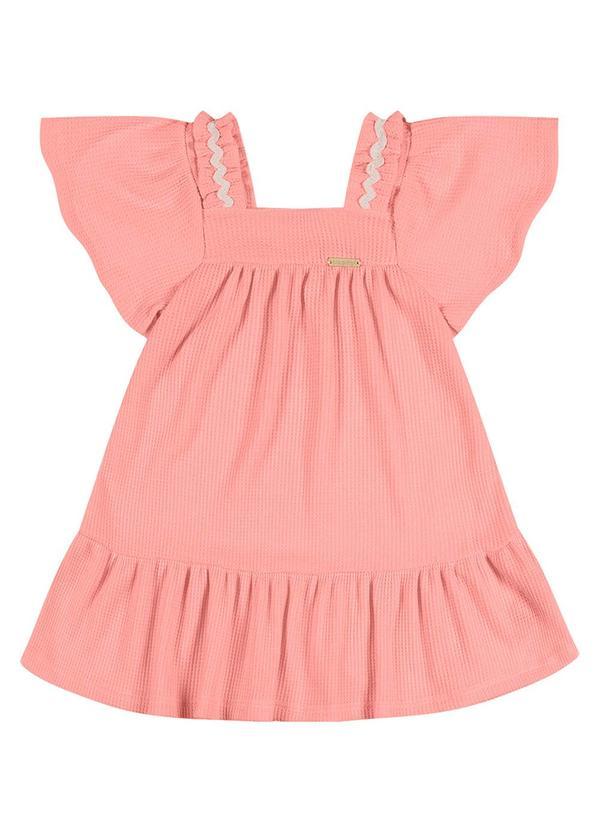 Vestido Curto Infantil Menina Sianinha Rosa