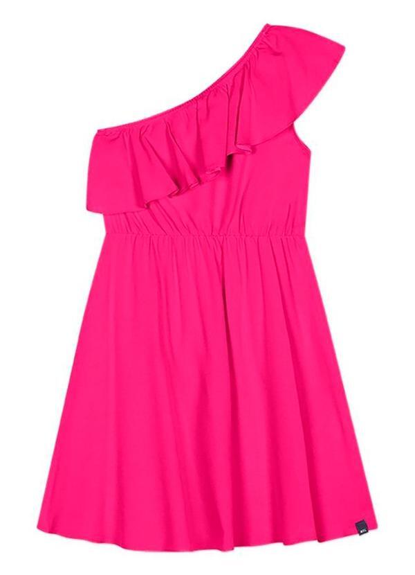 Vestido Curto Infantil Pink
