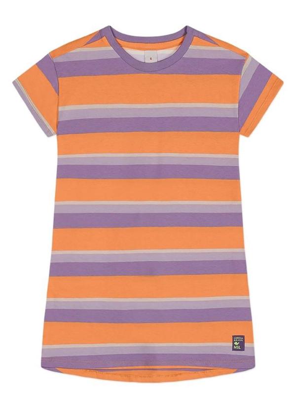 Vestido Curto Menina Marisol Laranja