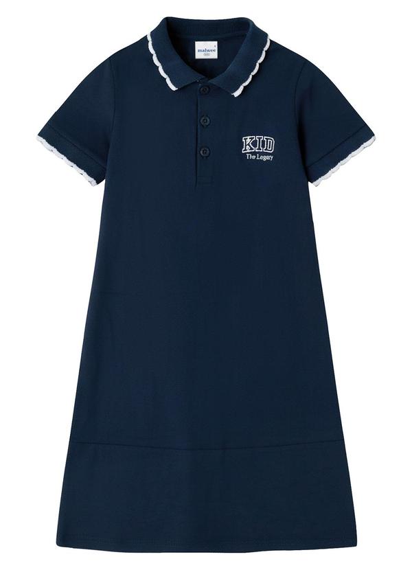 Vestido Curto Polo The Legacy Azul Marinho