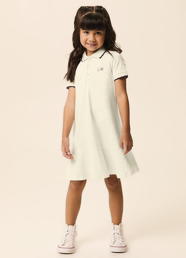 Vestido Curto Polo The Legacy Off White