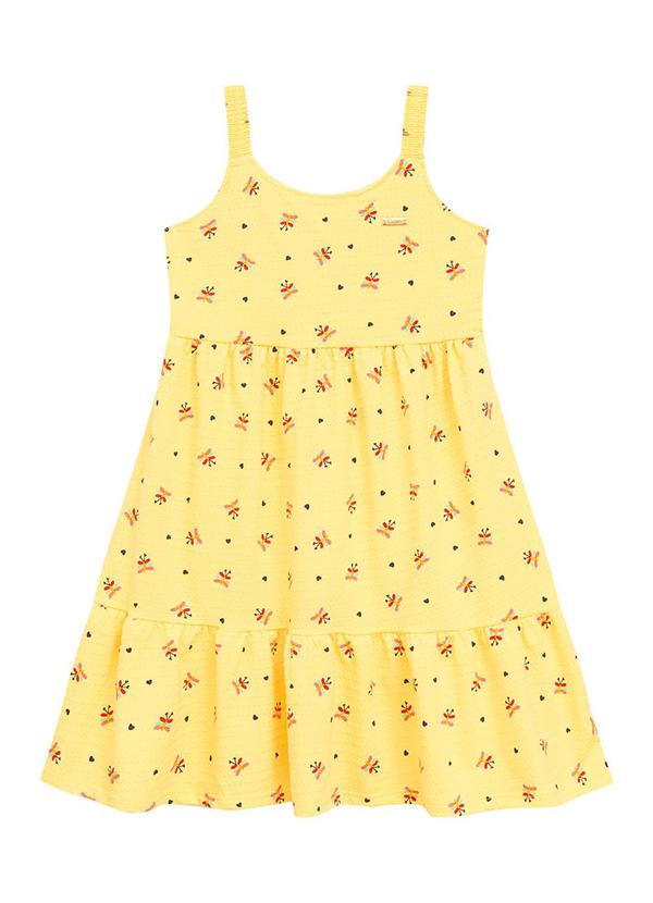 Vestido de Alça Amarelo