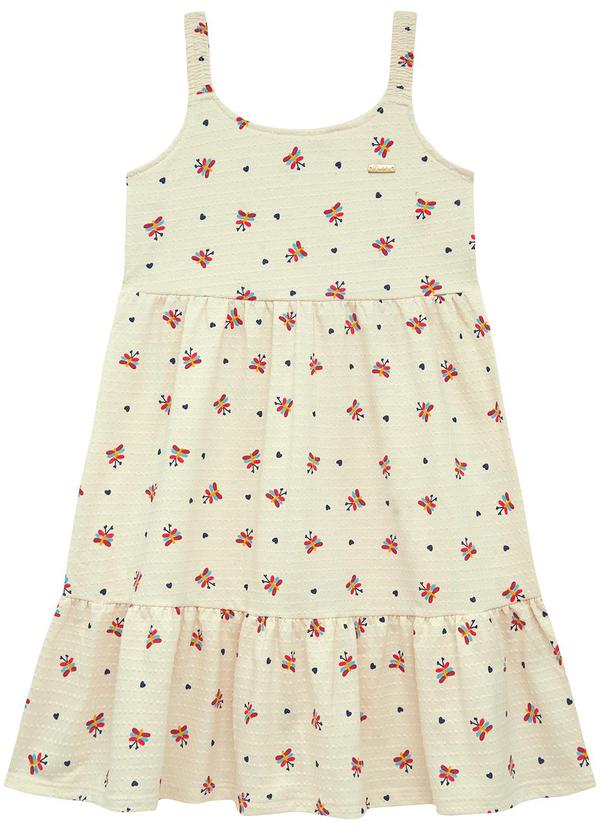 Vestido de Alça Bege
