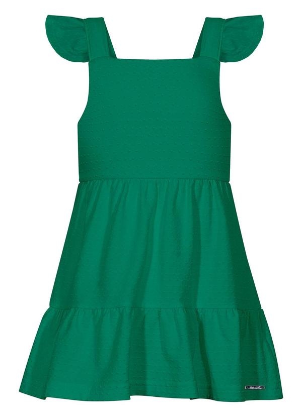 Vestido de Alças em Malha de Algodão Verde