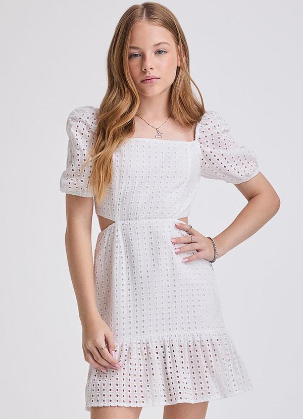 Vestido de Laise Off White Off White