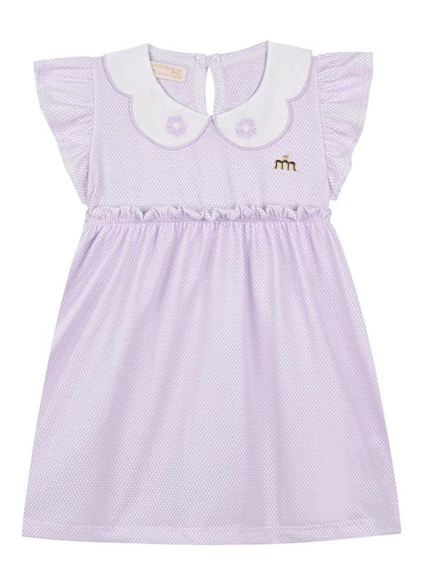 Vista 2 Vestido em Bee Honey Roxo Milli E Nina Milli E Nina