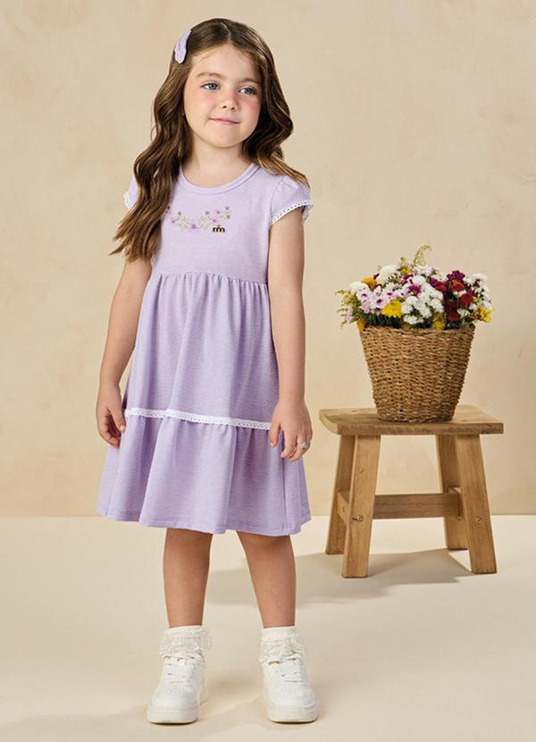 Vestido em Bee Honey Vintage Roxo