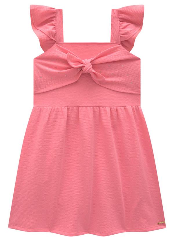 Vista 2 Vestido em Cotton Bee Honey Rosa Marlan Marlan