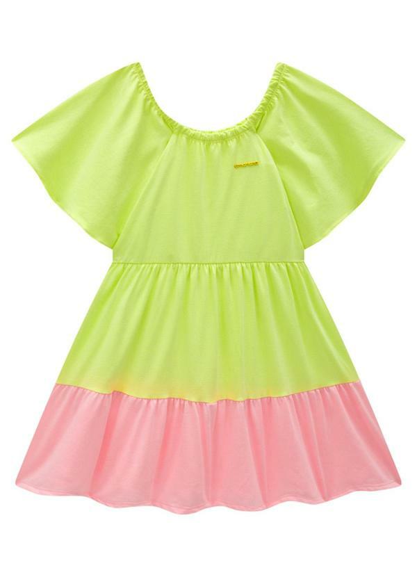 Vestido em Meia Malha Penteada Verde
