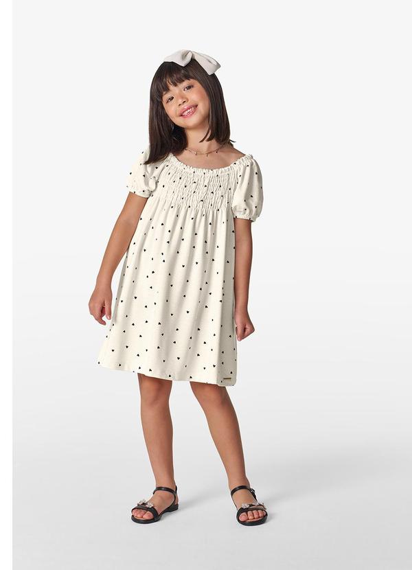 Vista 2 Vestido em Molecotton de Vicose Lurex Bege Trick Nick Trick Nick