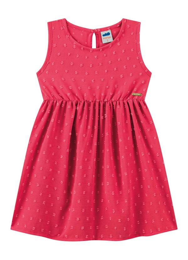Vista 2 Vestido em Tecido Air Flow Rosa Marlan Marlan