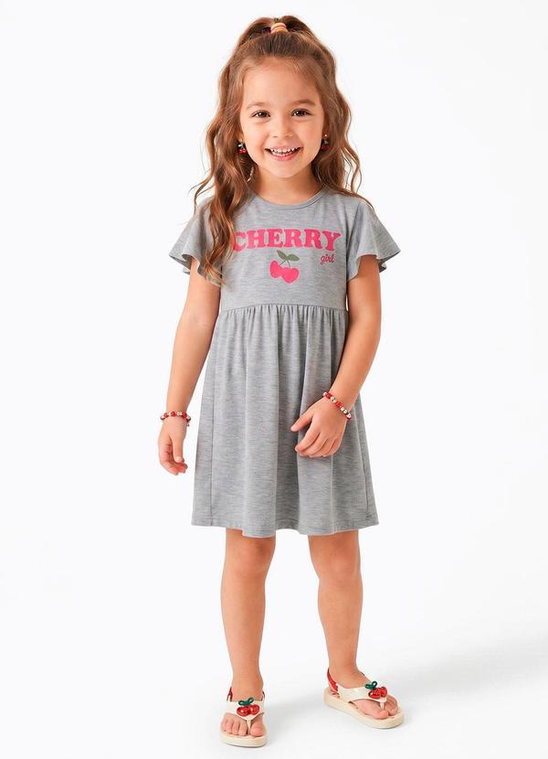 Vestido em Viscose Mescla