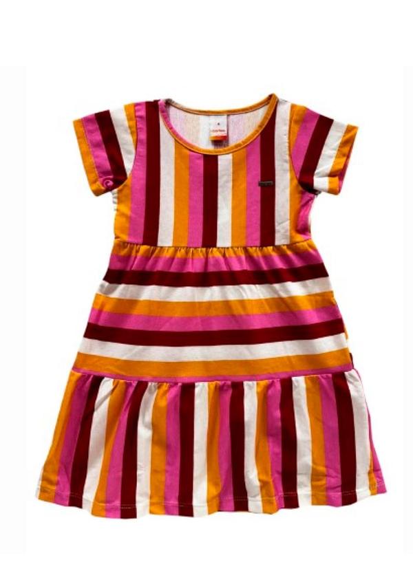 Vestido Estampado Marisol Laranja