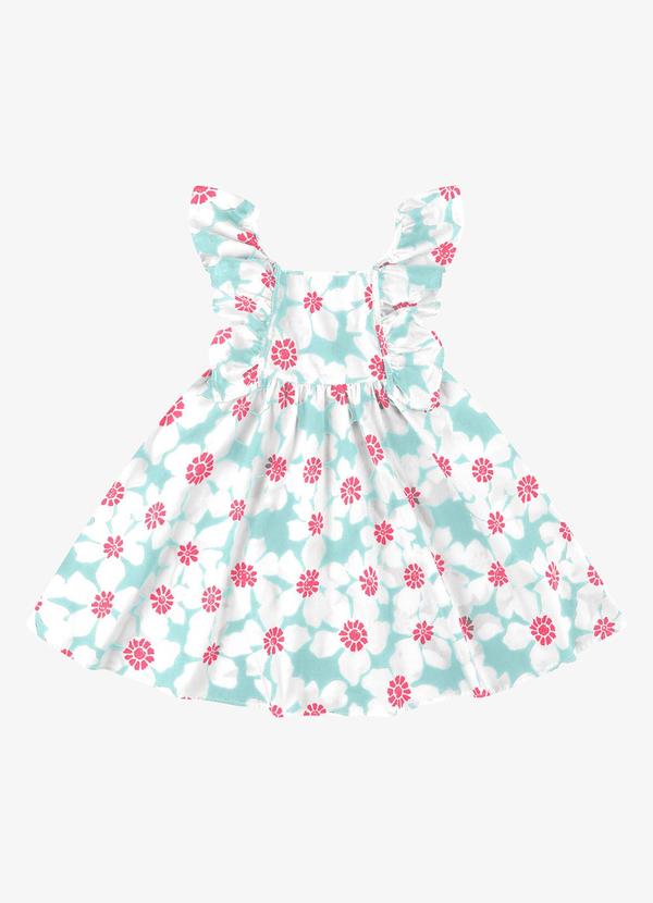 Vestido Feminino Popeline Azul