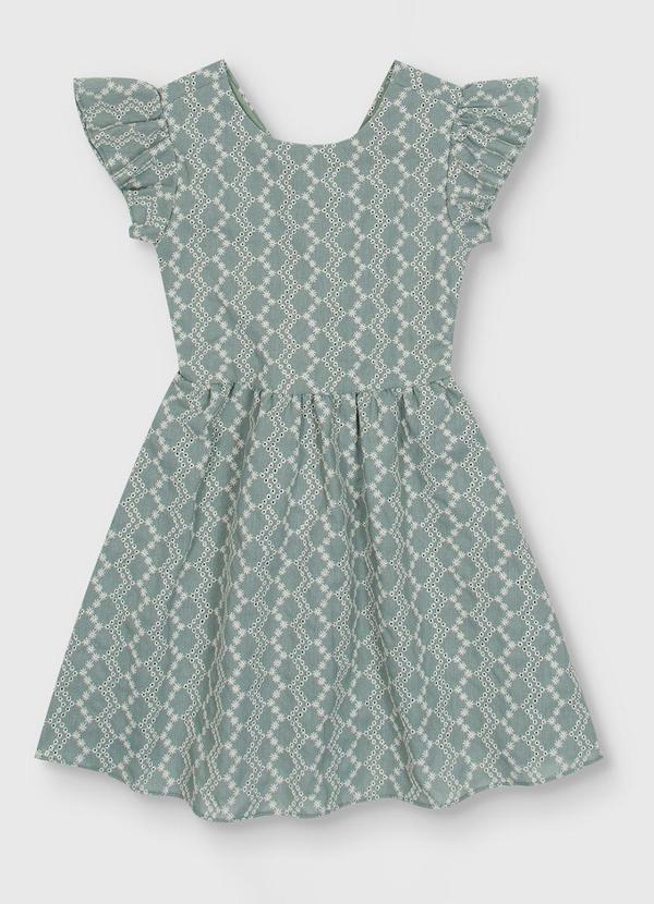 Vestido Godê em Laíse com Linho Verde