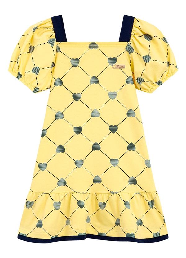 Vestido Infantil Amarelo