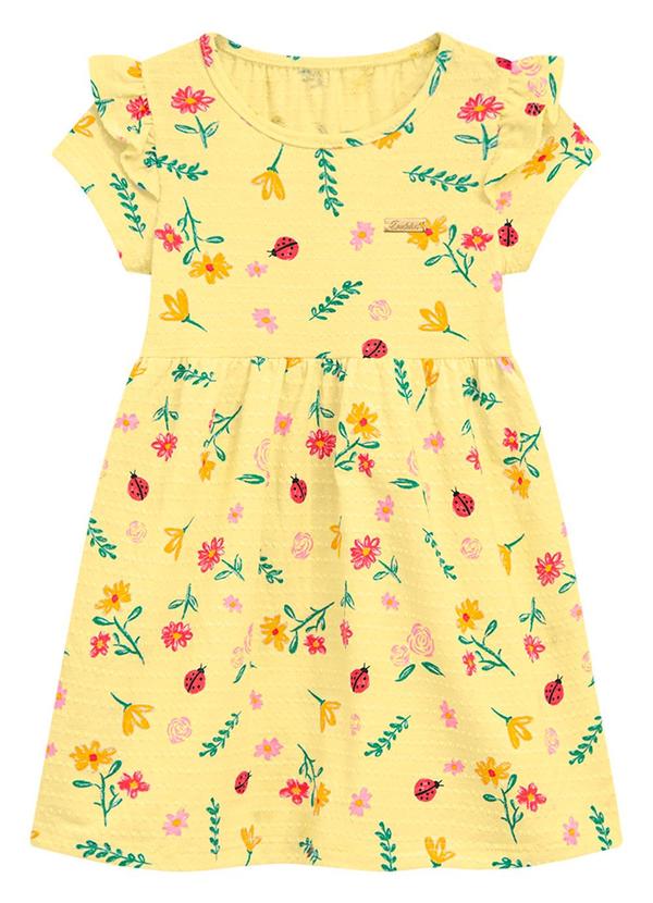Vestido Infantil Amarelo