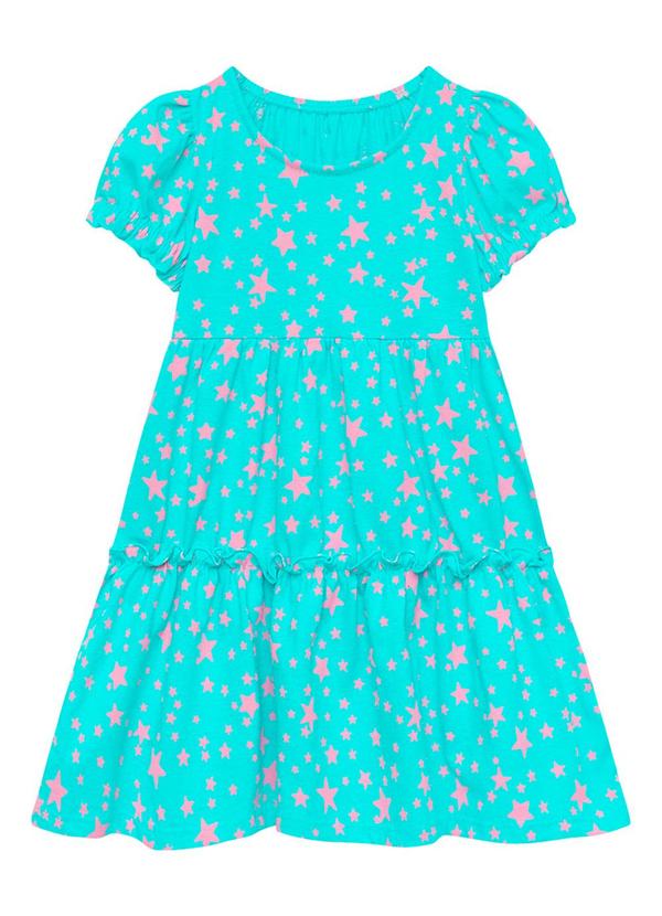 Vestido Infantil Azul