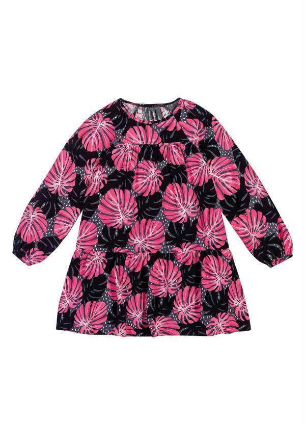 Vista 2 Vestido Infantil Chumbo Milon Milon