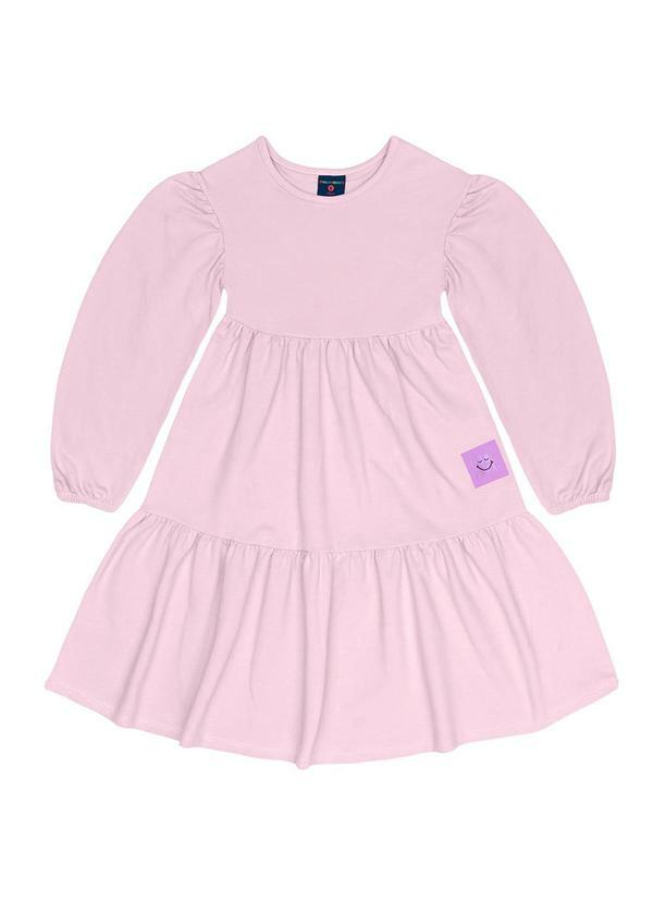 Vista 2 Vestido Infantil em Molecotton Roxo GULOSEIMA GULOSEIMA
