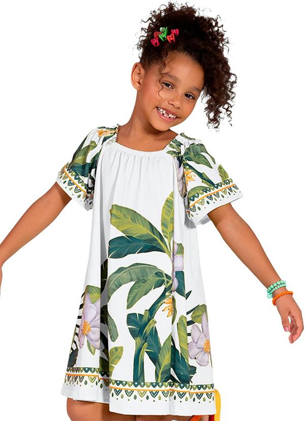 Vestido Infantil Feminino Branco