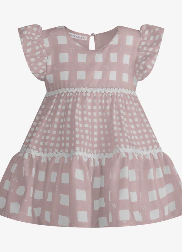Vestido Infantil Feminino ChiffonRosa