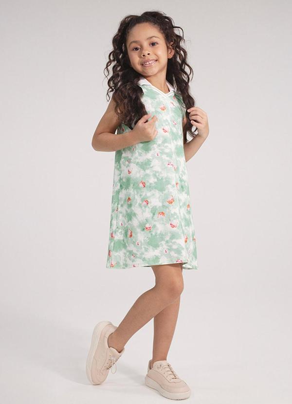 Vestido Infantil Feminino Verde