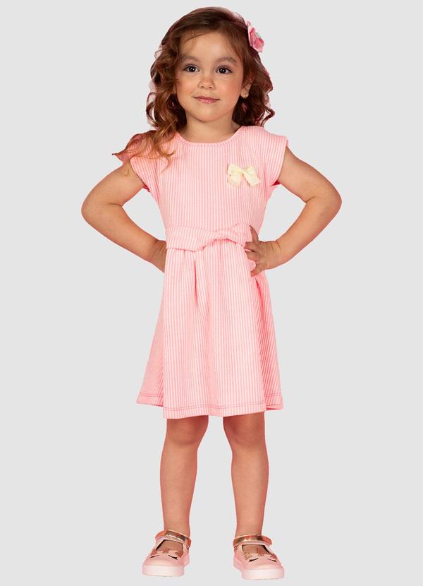 Vestido Infantil Lisvete Rosa