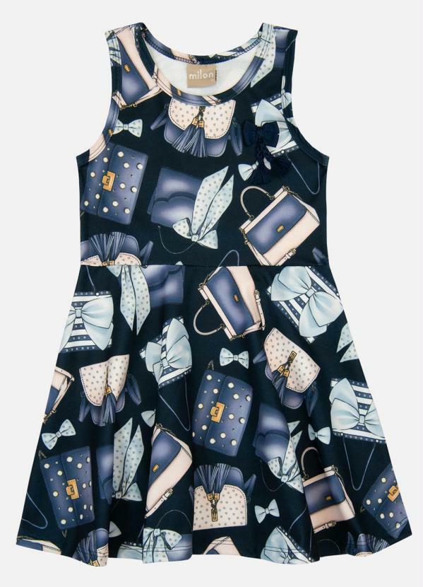 Vestido Infantil Marinho