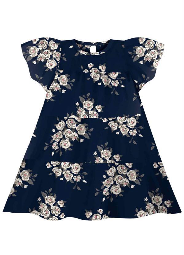 Vestido Infantil Marinho