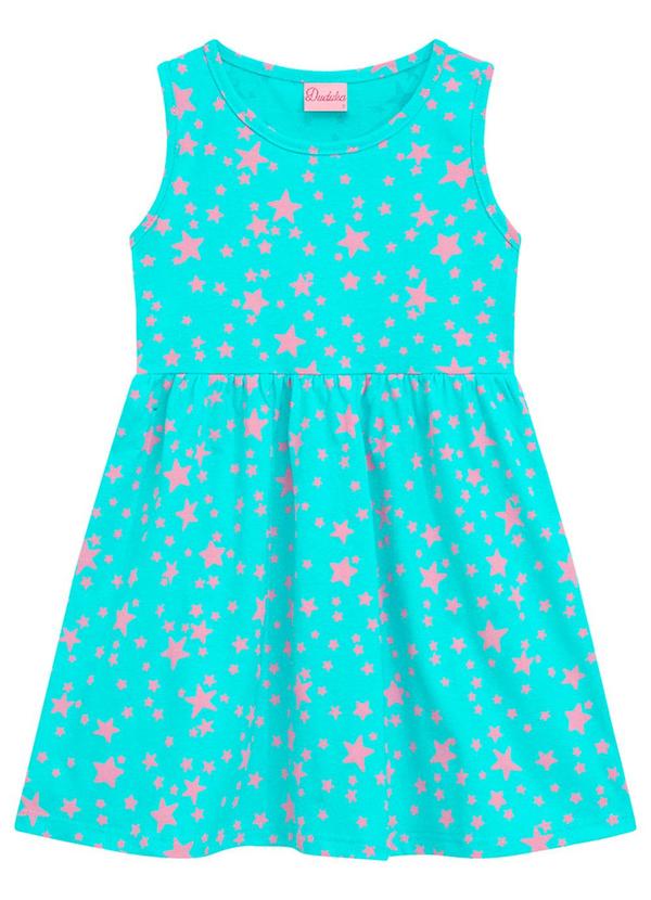 Vestido Infantil Menina Azul