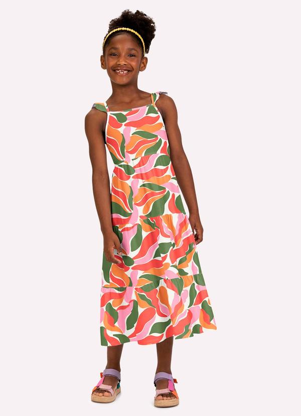 Vestido Infantil Menina em Algodão Branco