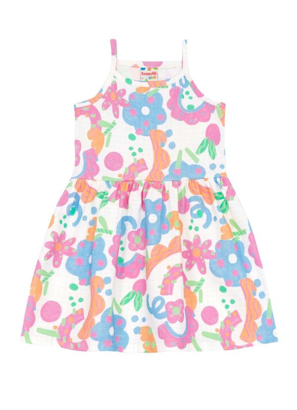 Vestido Infantil Menina em Meia Malha Bege