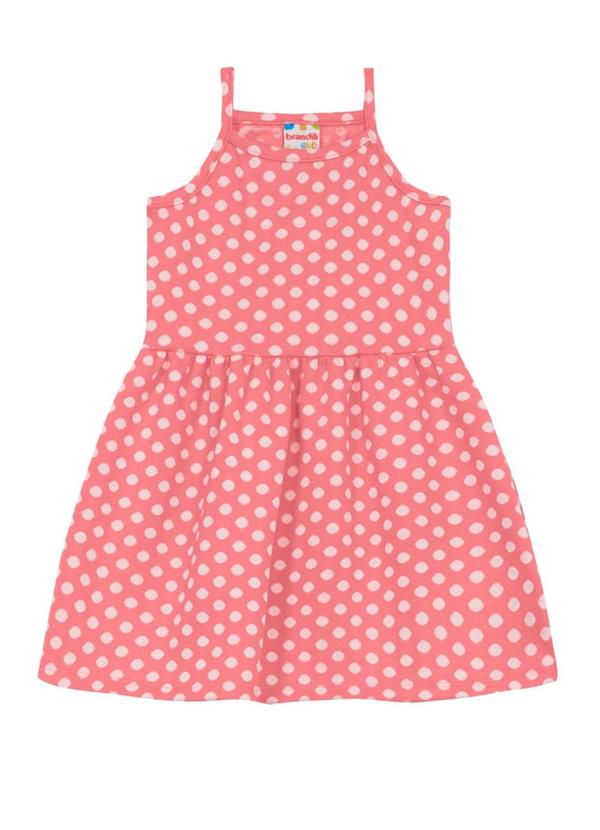 Vestido Infantil Menina em Meia Malha Rosa
