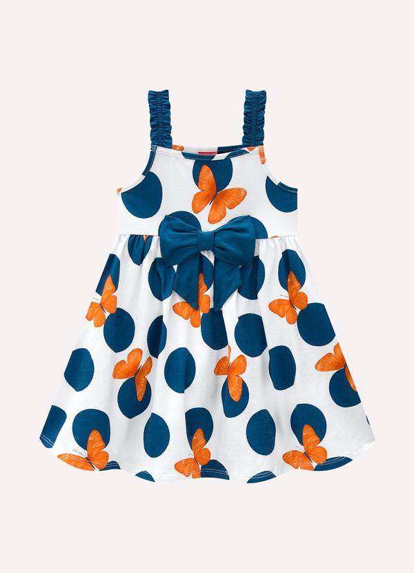 Vestido Infantil Menina Póa Branco