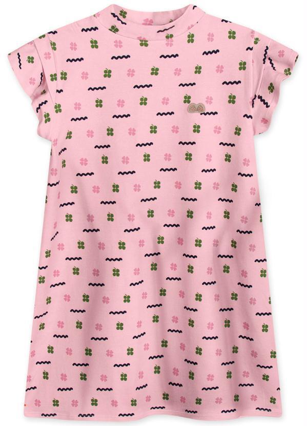 Vista 2 Vestido Infantil Menina Rosa