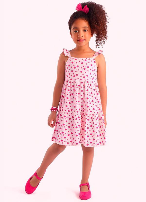 Vestido Infantil Rosa