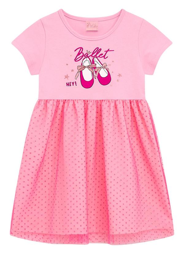 Vestido Infantil Rosa