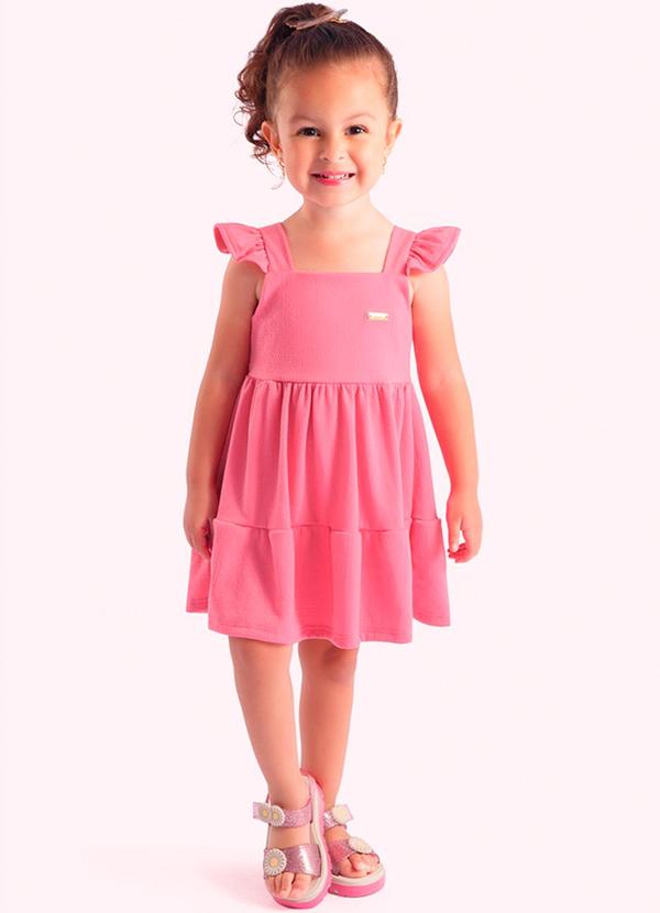 Vestido Infantil Rosa