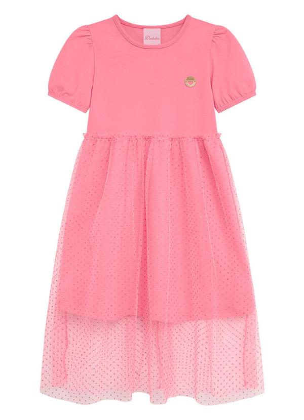Vestido Infantil Rosa