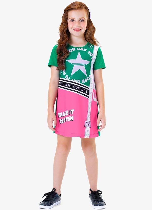 Vestido Infantil Verde