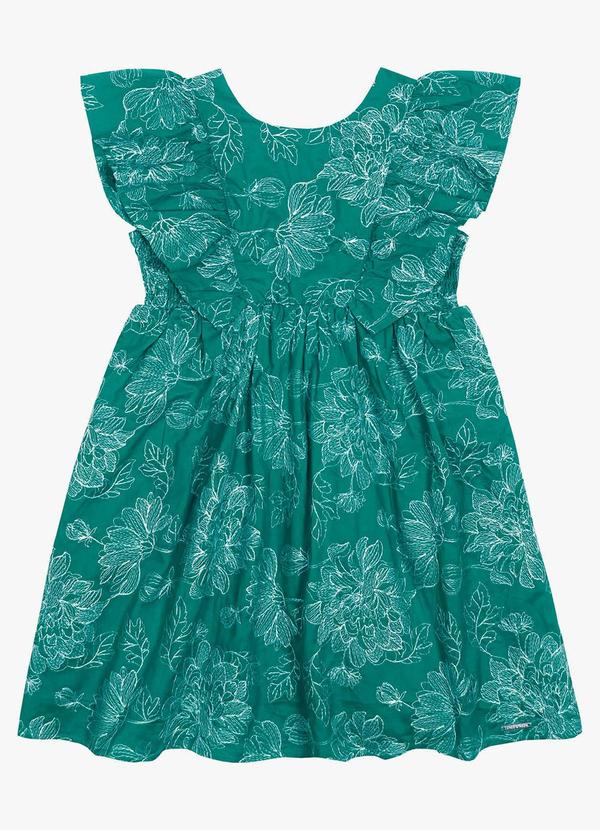 Vista 2 Vestido Infantil Verde Trick Nick Trick Nick