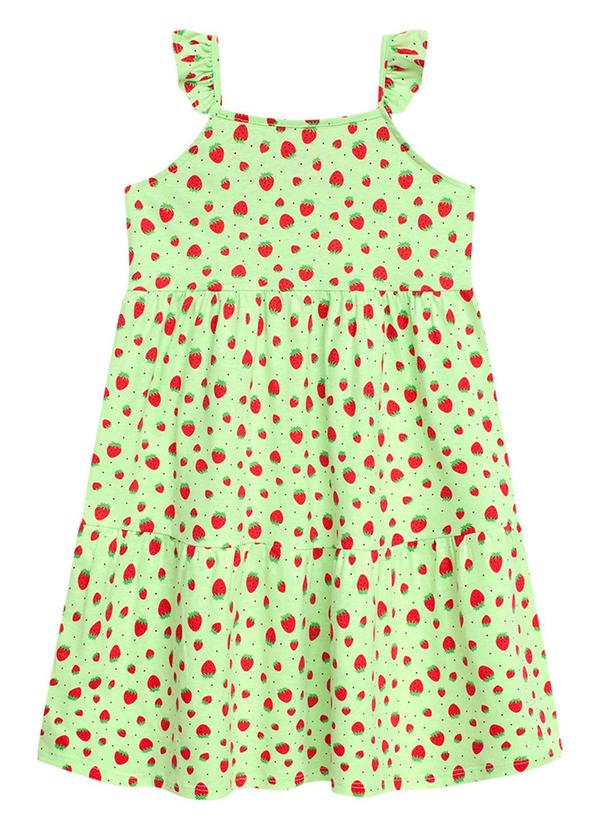 Vestido Infantil Verde
