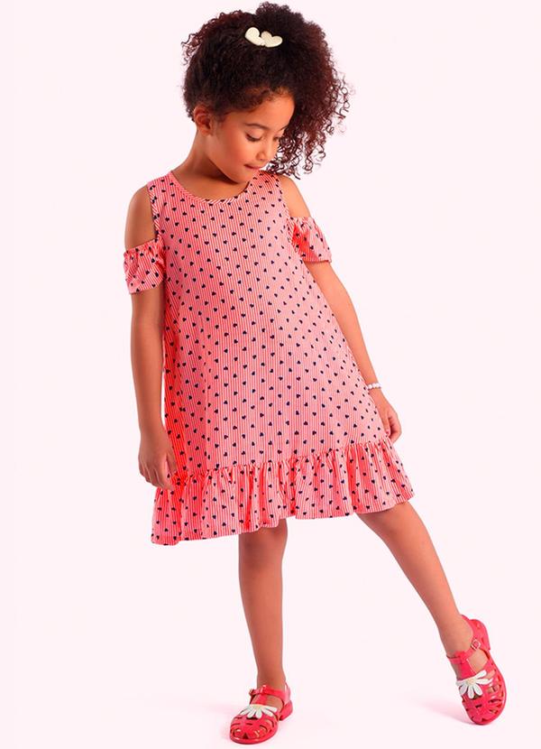 Vestido Infantil Vermelha
