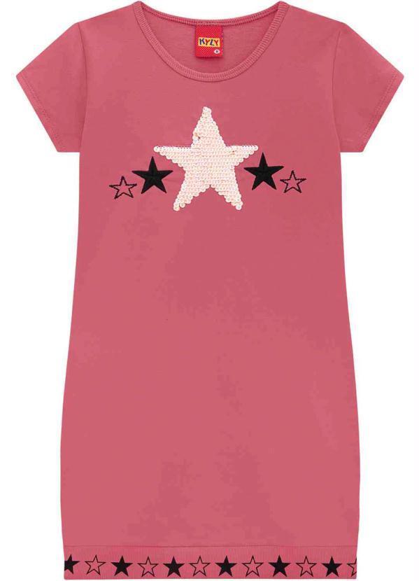 Vista 2 Vestido Infantil Vermelho Kyly Kyly