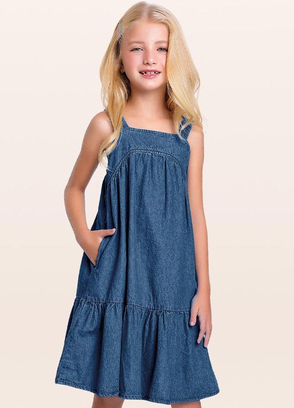 Vista 2 Vestido Jeans Azul bonprix bonprix