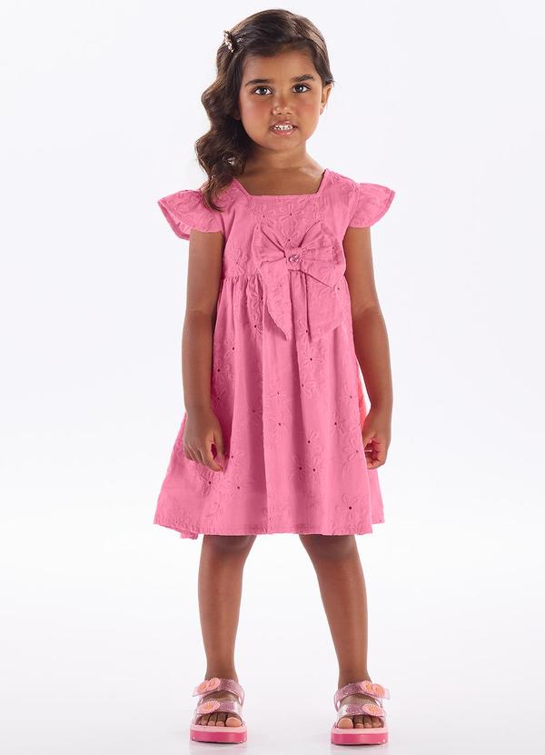 Vestido Laise e Malha Forro Pink