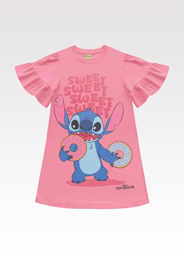 Vestido Lilo & Stitch Rosa