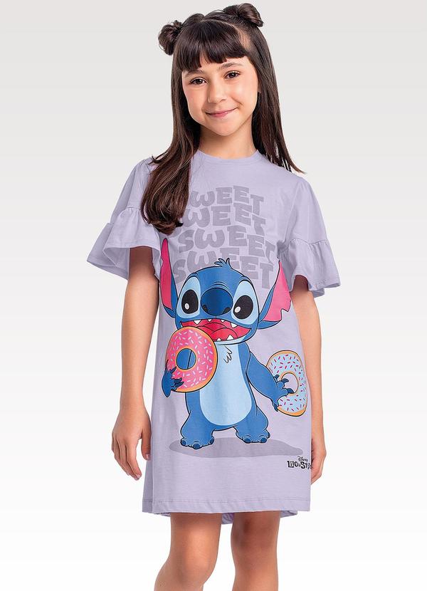 Vestido Lilo & Stitch Roxo