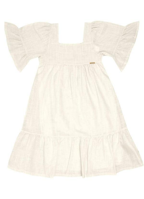 Vestido Malha Bege